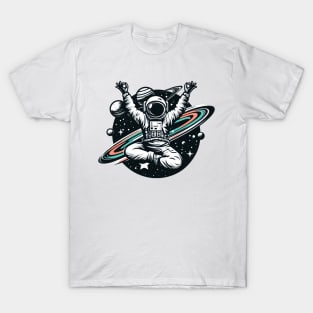 Yoga astronaut space T-Shirt